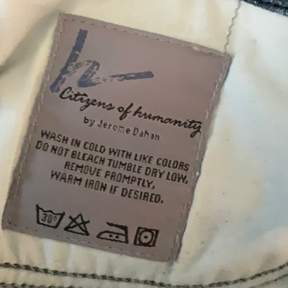 Citizens of Humanity Low Rise Flare Leg Medium Wash Y2K Style Jeans - Picture 3 of 3